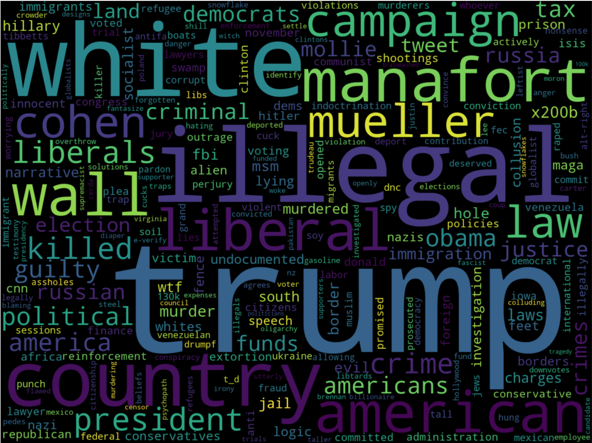 Word cloud for The_Donald